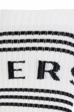 Versace WHITE Cotton socks with logo