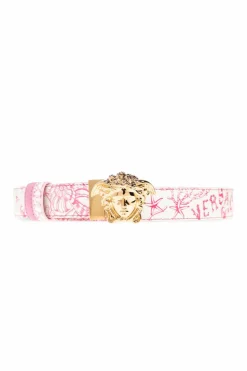 Versace WHITE Double-sided belt
