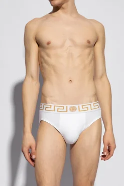 Versace WHITE Logo briefs