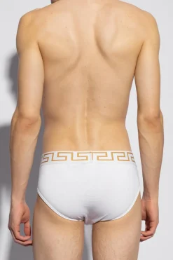 Versace WHITE Logo briefs