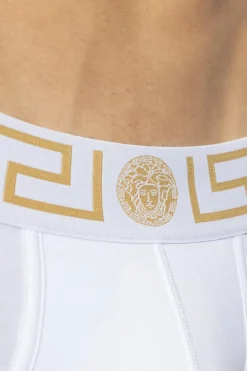 Versace WHITE Logo briefs 3-pack