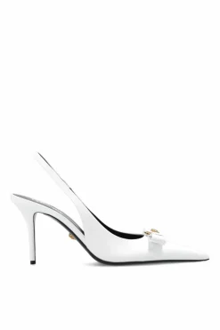 Versace WHITE Pumps with Medusa head