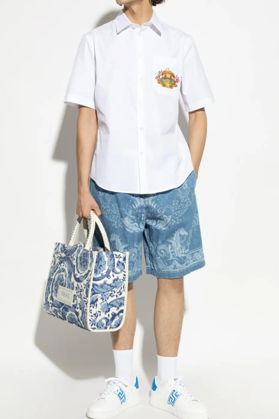Versace WHITE Shirt with pocket