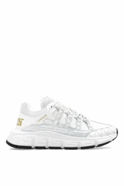 Versace WHITE āTrigrecaā sneakers