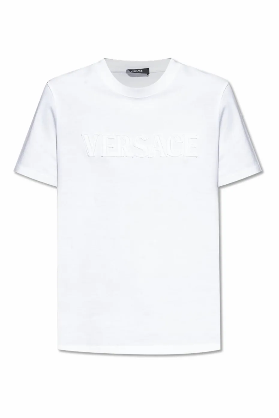 Versace WHITE T-shirt with embroidered logo
