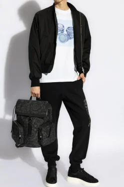 Versace WHITE T-shirt with colorful print