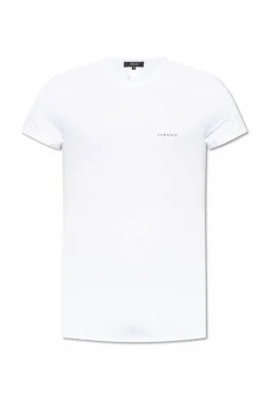 Versace WHITE T-shirt with logo