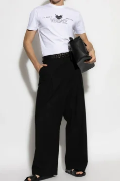 Versace WHITE T-shirt with print