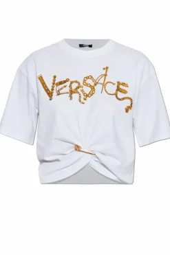Versace WHITE T-shirt with logo