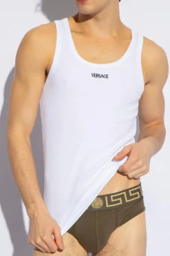 Versace WHITE ‘Underwear’ collection top
