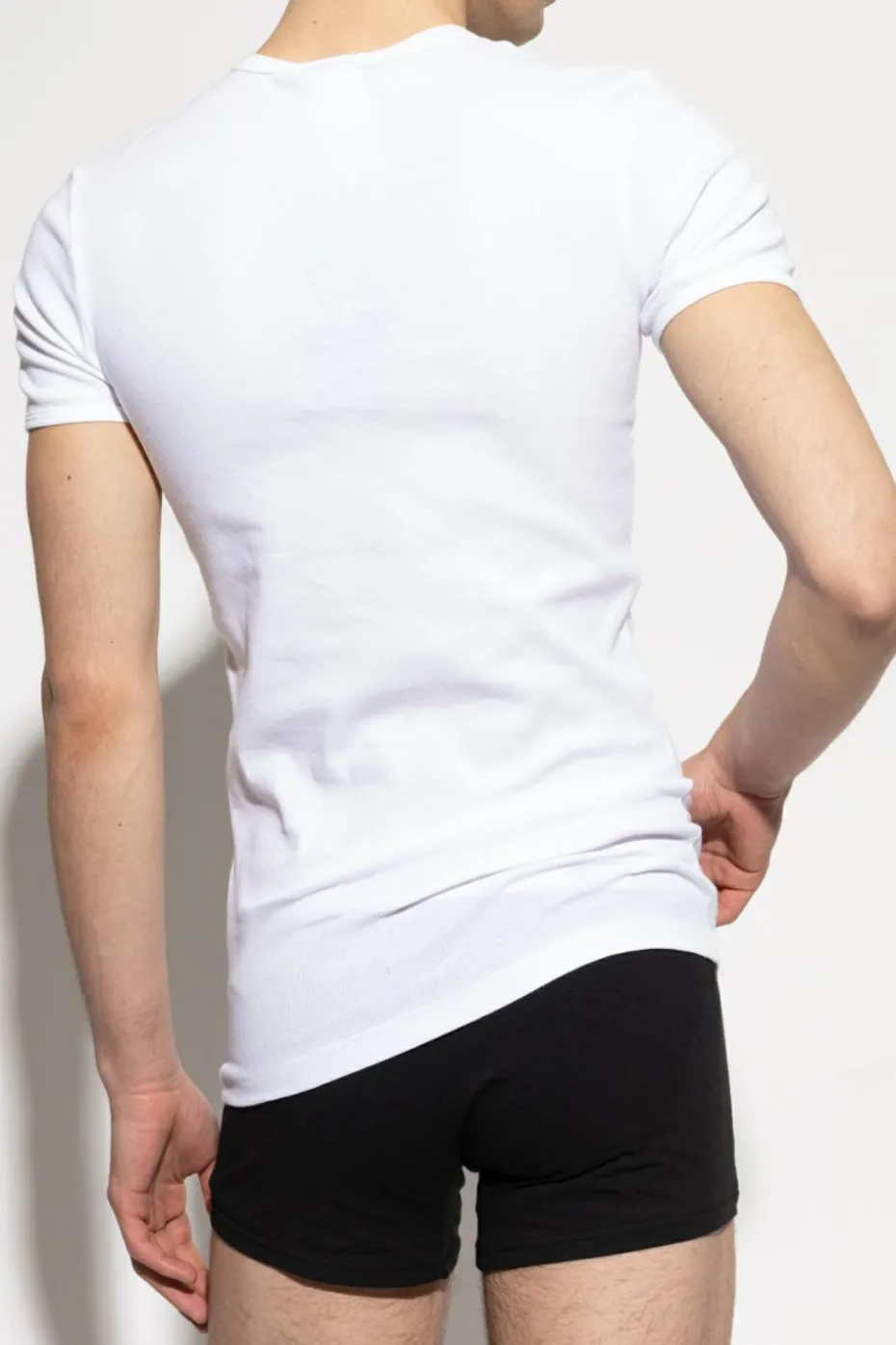 Versace WHITE Underwear T-shirt with embroidered logo