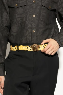 Versace YELLOW Double-sided belt