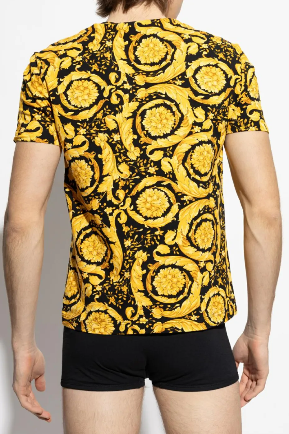 Versace YELLOW Lingerie T-shirt with Barocco print