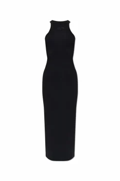 VETEMENTS BLACK Dress with logo