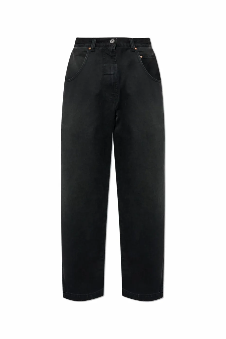 VETEMENTS BLACK Jeans with logo