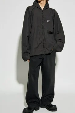 VETEMENTS BLACK Jeans with logo