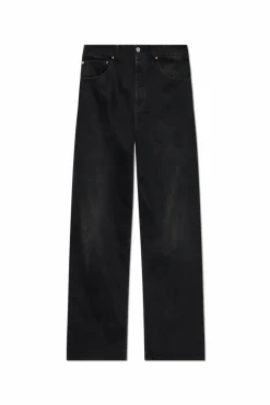 VETEMENTS BLACK Jeans with logo