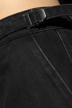 VETEMENTS BLACK Jeans with pockets