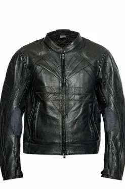 VETEMENTS BLACK Leather jacket
