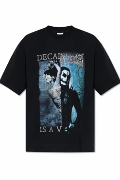 VETEMENTS BLACK Oversize T-shirt