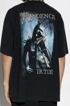 VETEMENTS BLACK Oversize T-shirt