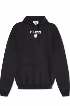 VETEMENTS BLACK Oversize sweatshirt