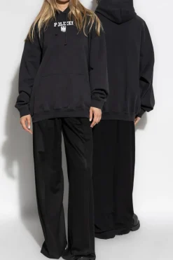 VETEMENTS BLACK Oversize sweatshirt