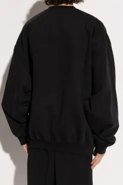 VETEMENTS BLACK Printed sweatshirt