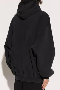 VETEMENTS BLACK Printed sweatshirt