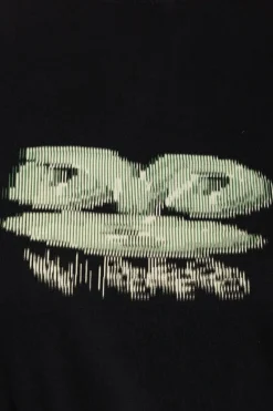 VETEMENTS BLACK Printed T-shirt