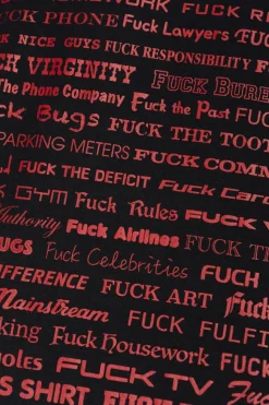 VETEMENTS BLACK T-shirt with print