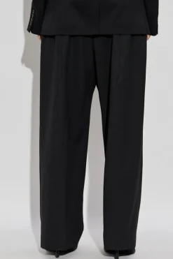 VETEMENTS BLACK Wool pants
