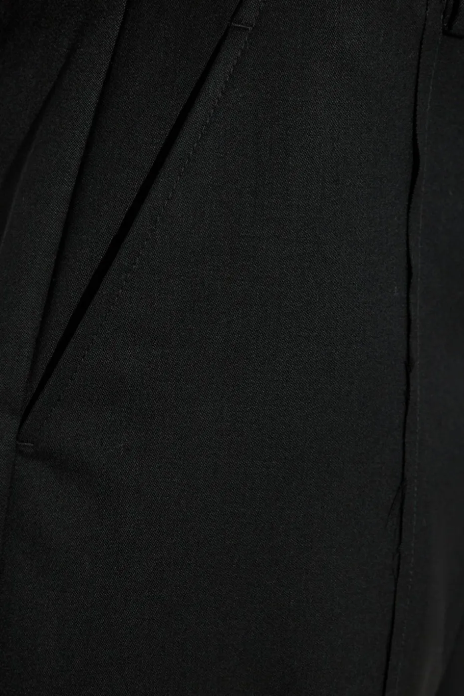 VETEMENTS BLACK Wool pants