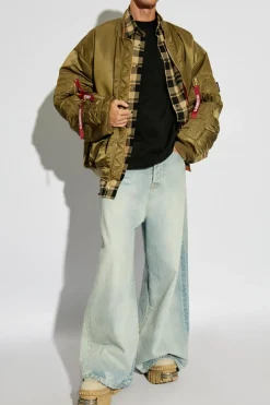 VETEMENTS GREEN 'bomber' jacket