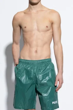 VETEMENTS GREEN Swim shorts