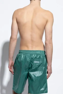 VETEMENTS GREEN Swim shorts