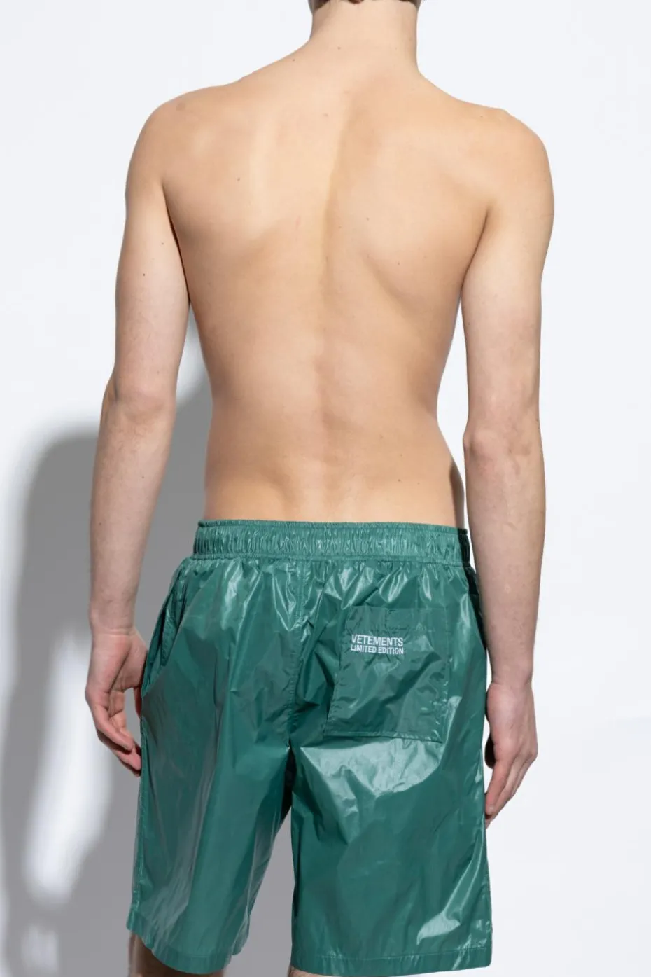 VETEMENTS GREEN Swim shorts