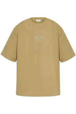 VETEMENTS GREEN T-shirt with print