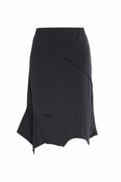 VETEMENTS GREY Skirt with decorative trim