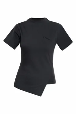 VETEMENTS GREY T-shirt with logo