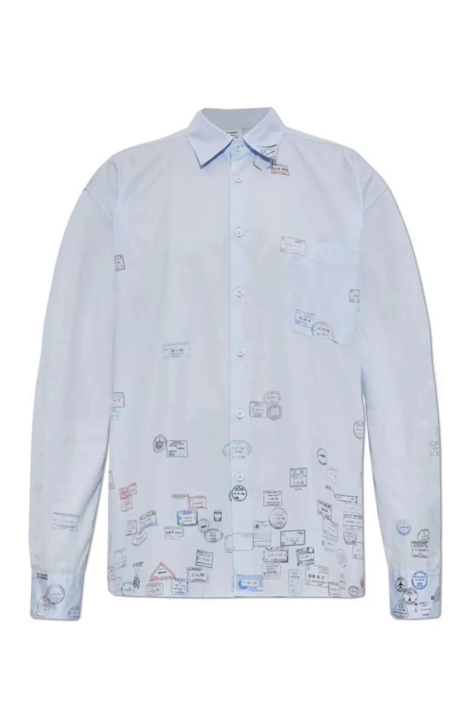 VETEMENTS light blue Printed shirt