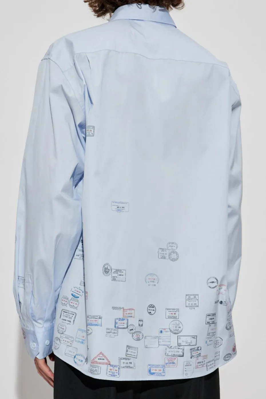 VETEMENTS light blue Printed shirt