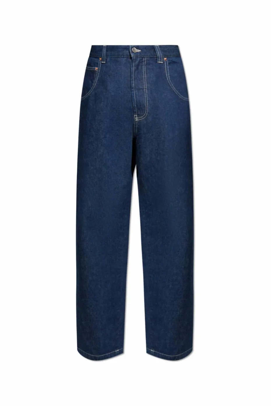 VETEMENTS NAVY BLUE Jeans with stitching