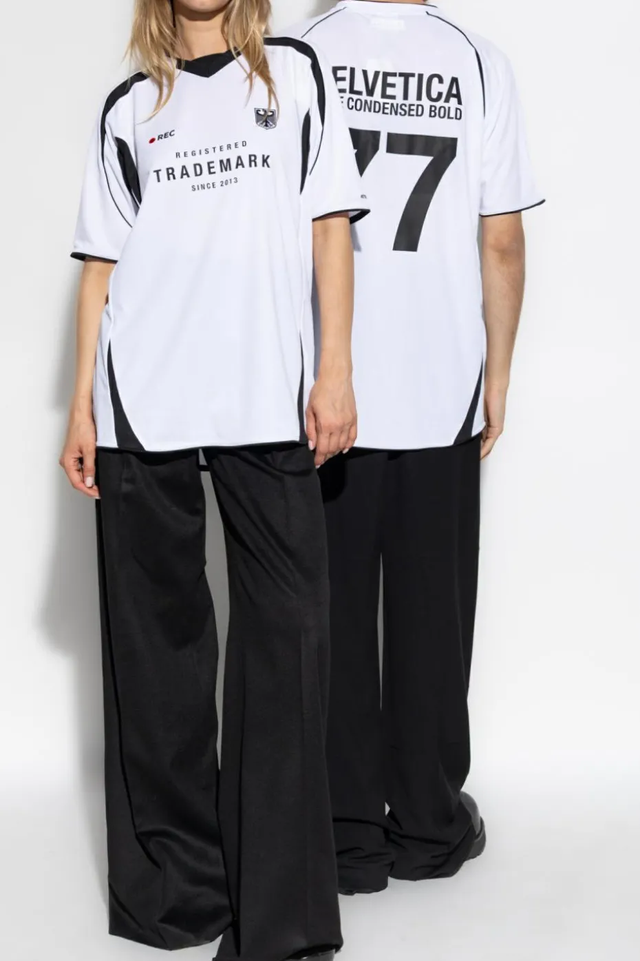 VETEMENTS WHITE Oversize T-shirt