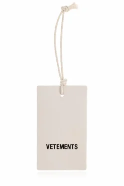 VETEMENTS WHITE Pendant with logo