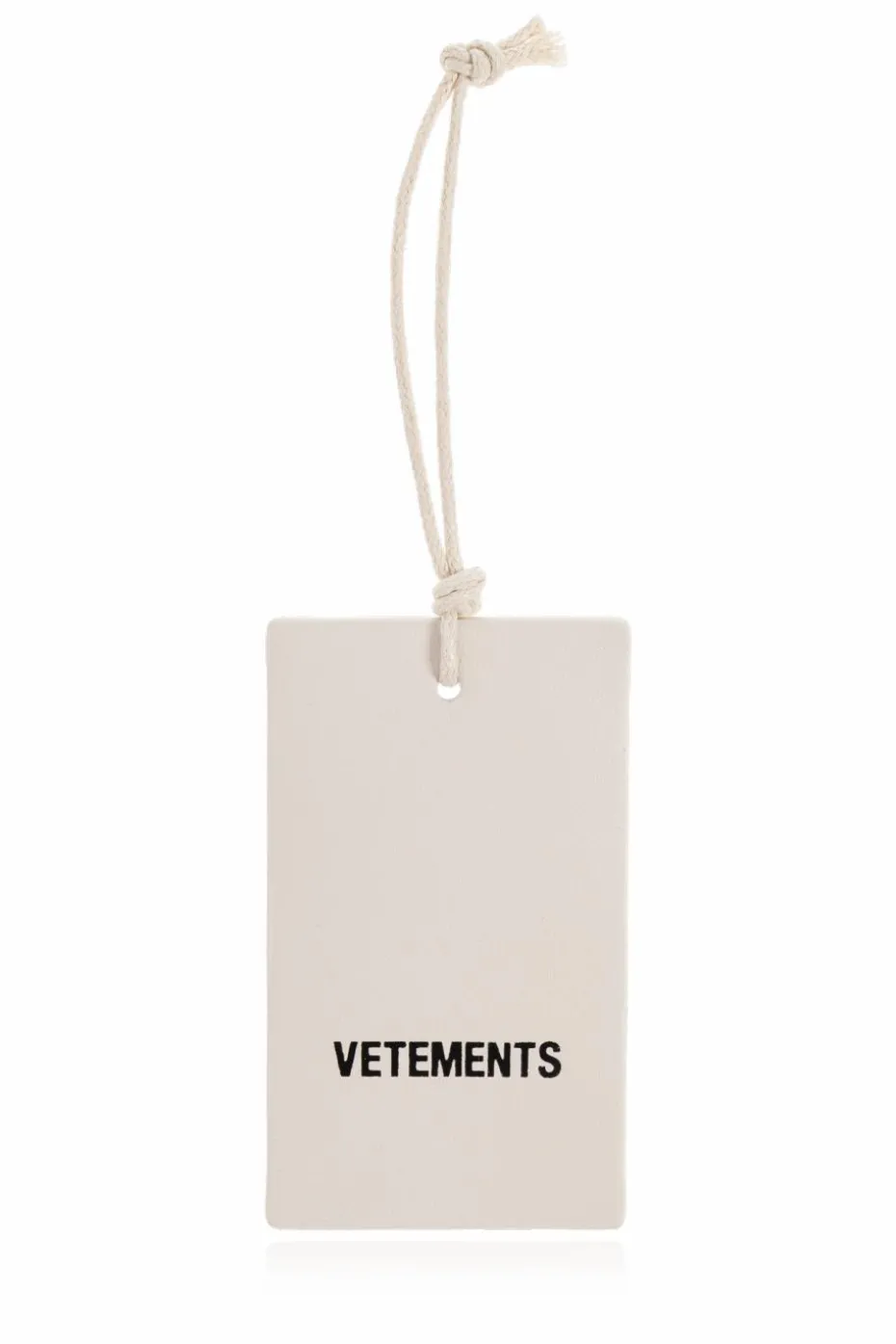 VETEMENTS WHITE Pendant with logo