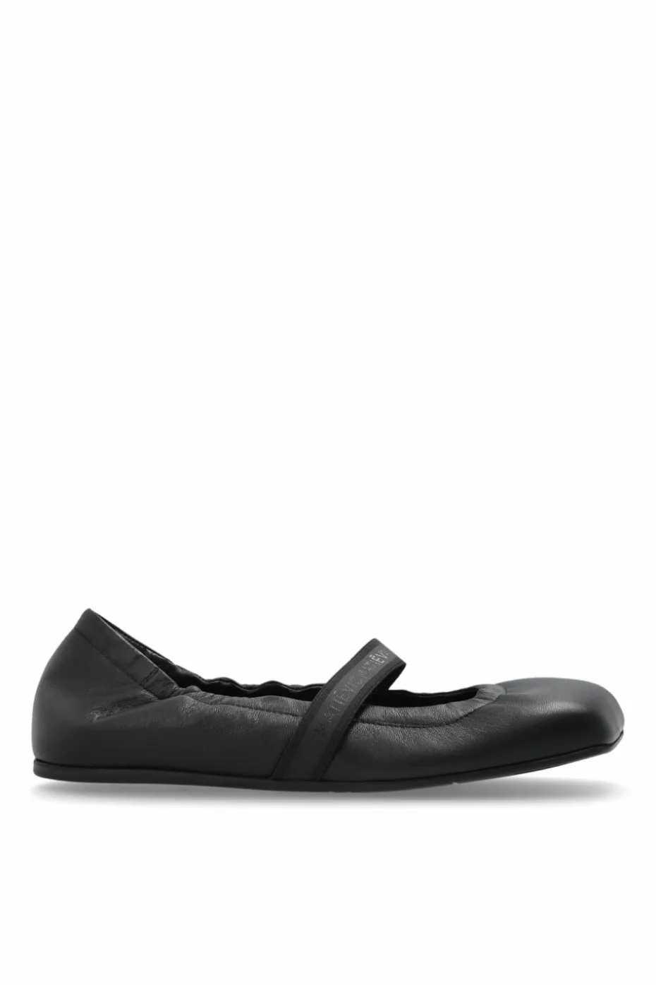 Vic Matie BLACK Leather Ballet Flats