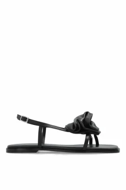 Vic Matie BLACK Leather sandals Logic