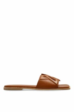 Vic Matie BROWN Leather slides