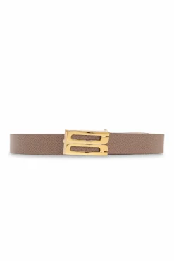 Victoria Beckham beige Leather belt